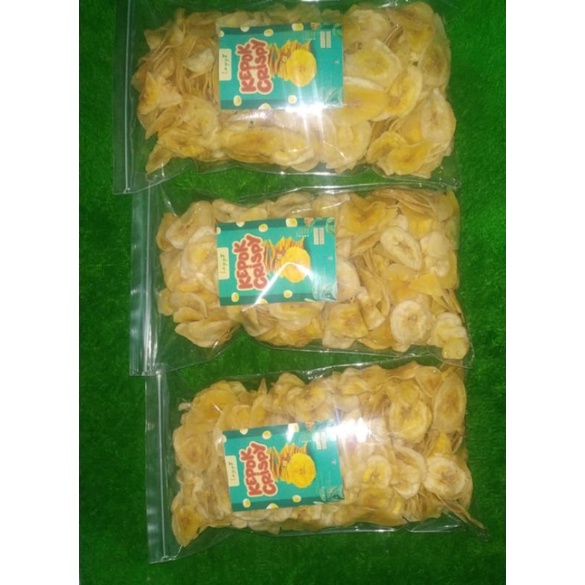 

keripik pisang kepok crispy Layya 500gr keripik gurih