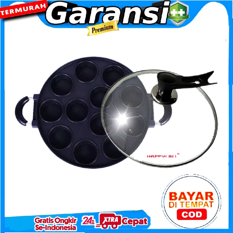 Cetakan Kue Martabak Mini 12 Lubang Datar Peralatan Loyang Lumpur Sorga