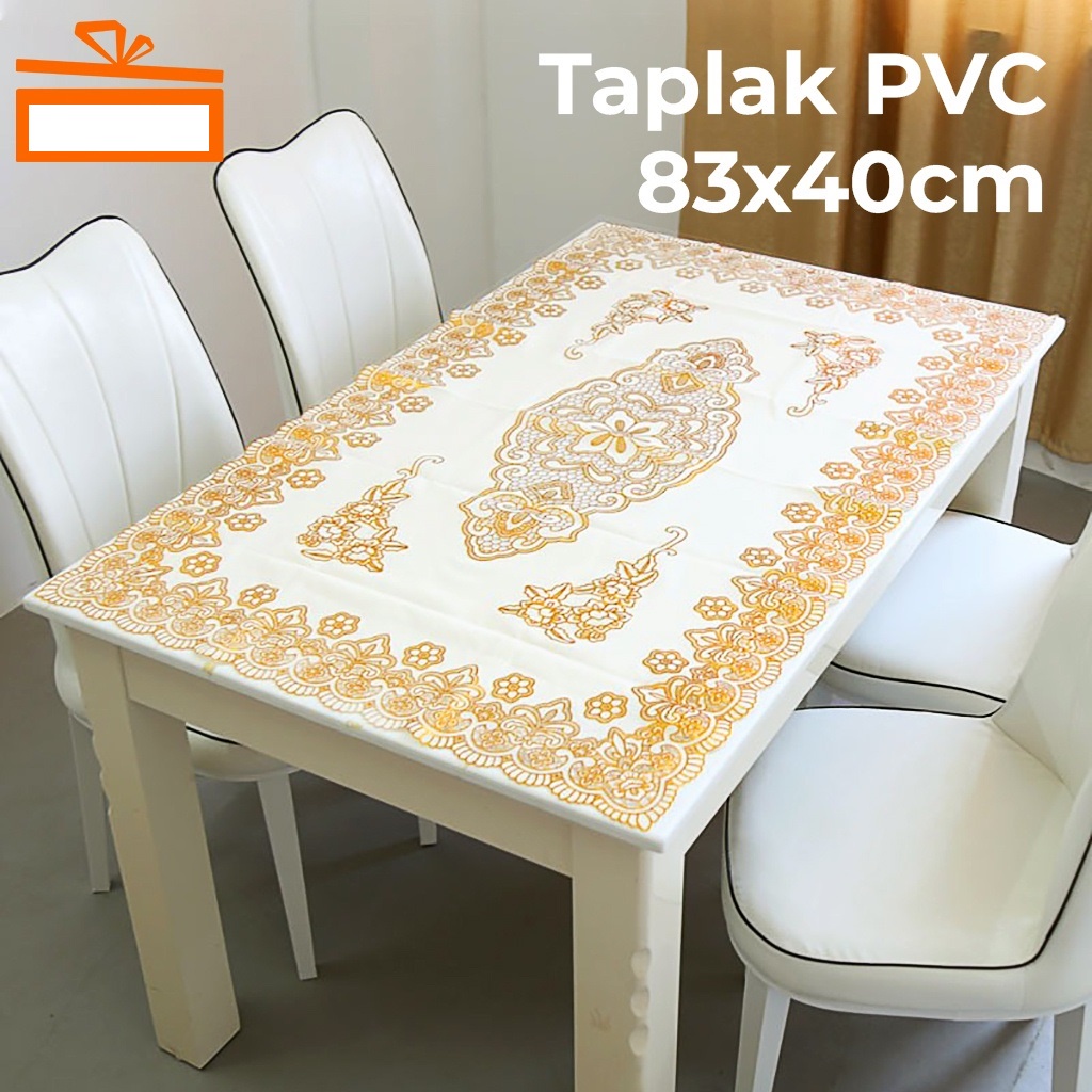 [DEASTORE] TAPLAK MEJA PERSEGI - TAPLAK MEJA PLASTIK PVC - COVER MEJA ANTI AIR &amp; OILPROOF