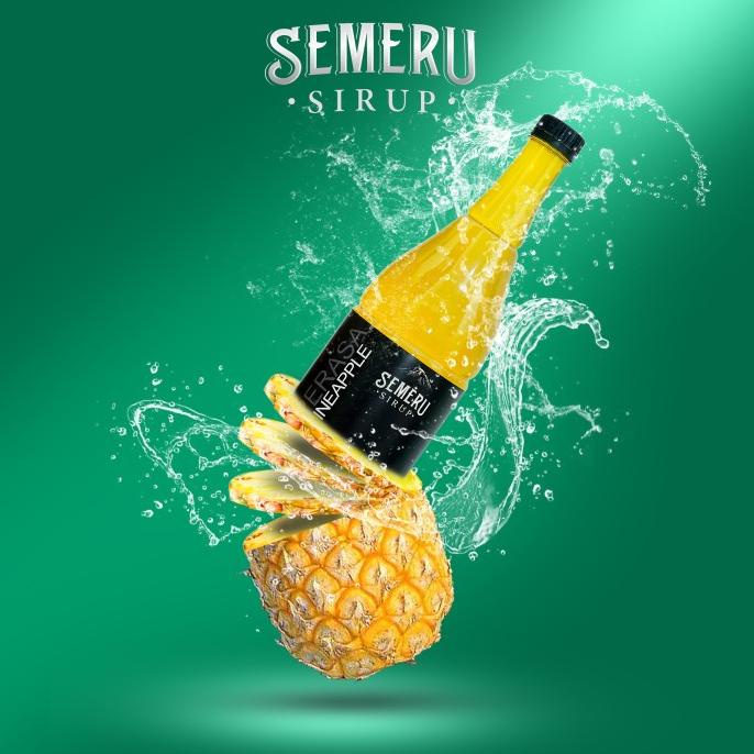 

Semeru Sirup Pineapple / Nanas /1000ml / Perasa Minuman / Murah / Enak