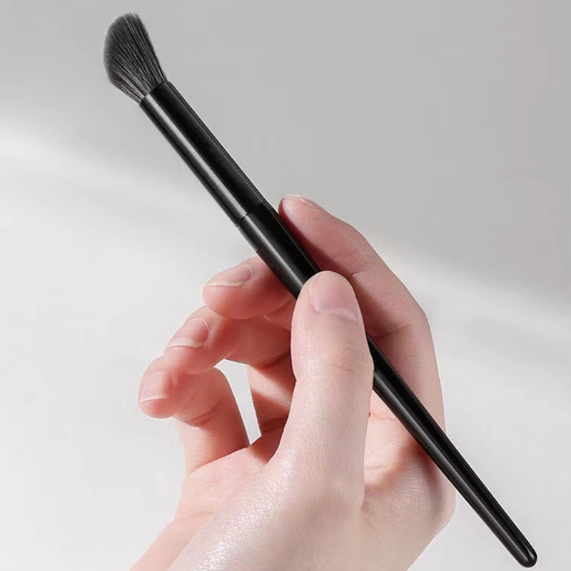 Kuas Makeup Profesional Jari Penutup Kepala Perut Lingkaran Hitam Foundation Concealer Brush Kosmetik Detail Wajah Alat Kecantikan