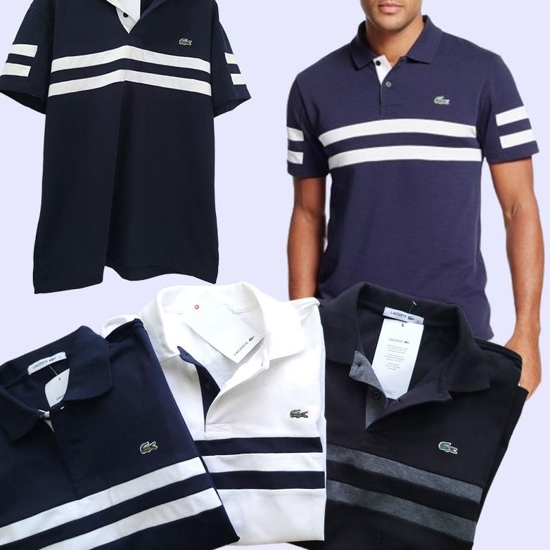 ➴ LCT SRIPESLEEVE POLO ♦