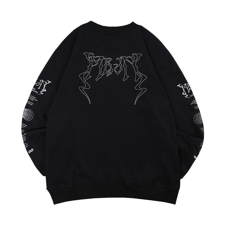 Stok Terbatas MRJN - Black Crewneck Under Black