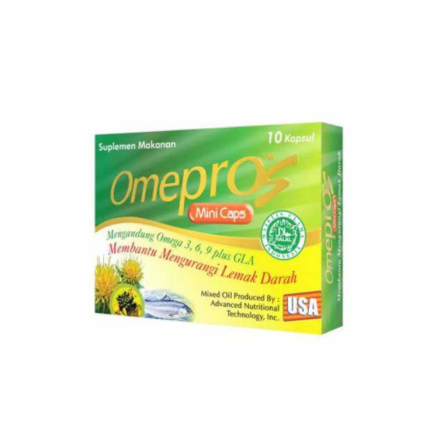 Omepros mini cap isi 30 capsul, dan 10.capsul  penurun kolesterol || Omepros