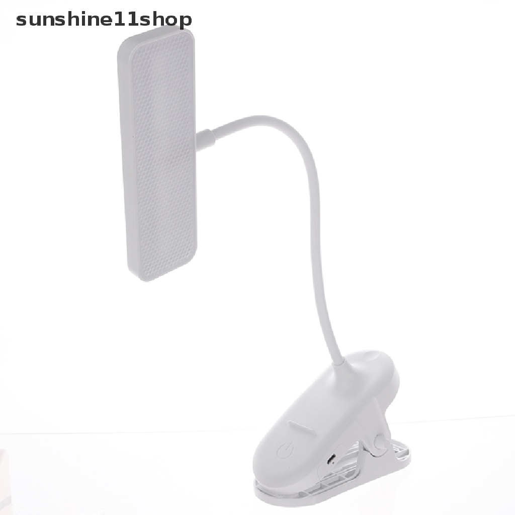 Sho Lampu Meja Dengan Klip Peredupan Stepless Led Lamp Rechargeable Bedside Night Light N