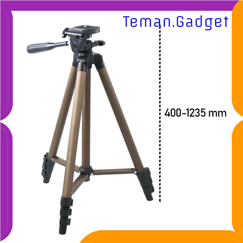 TG - KMR Weifeng Lightweight Tripod Stand 4-Section Aluminium - WT-3130