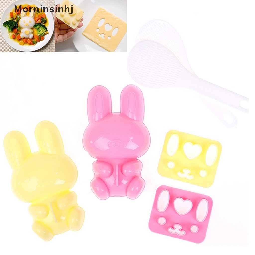 Mornin 3PCS DIY Cute Smile Sandwich Alat Sushi Nori Rice Mold Decor Cutter Bento Maker id