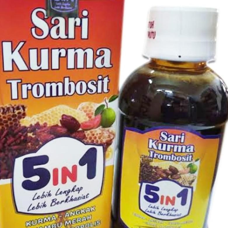 

☏ Sari Kurma Trombosit 5 in 1 Kecil 280gr Angkak Jambu ←