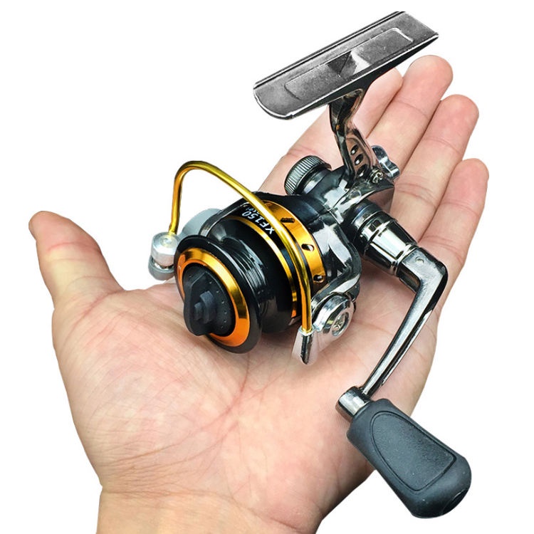 REEL PANCING MINI SPINNING METAL MN100 GULUNGAN PANCING MINI FISHING REEL 4.3:1