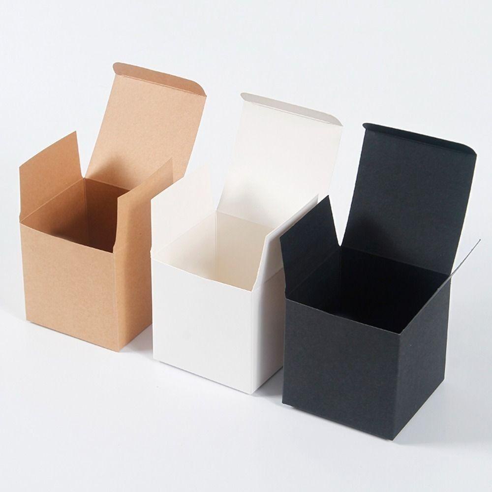[Elegan] Gift Box 10pcs Lipat Pengantin Putih Dekorasi Pesta Cookies Packaging Box