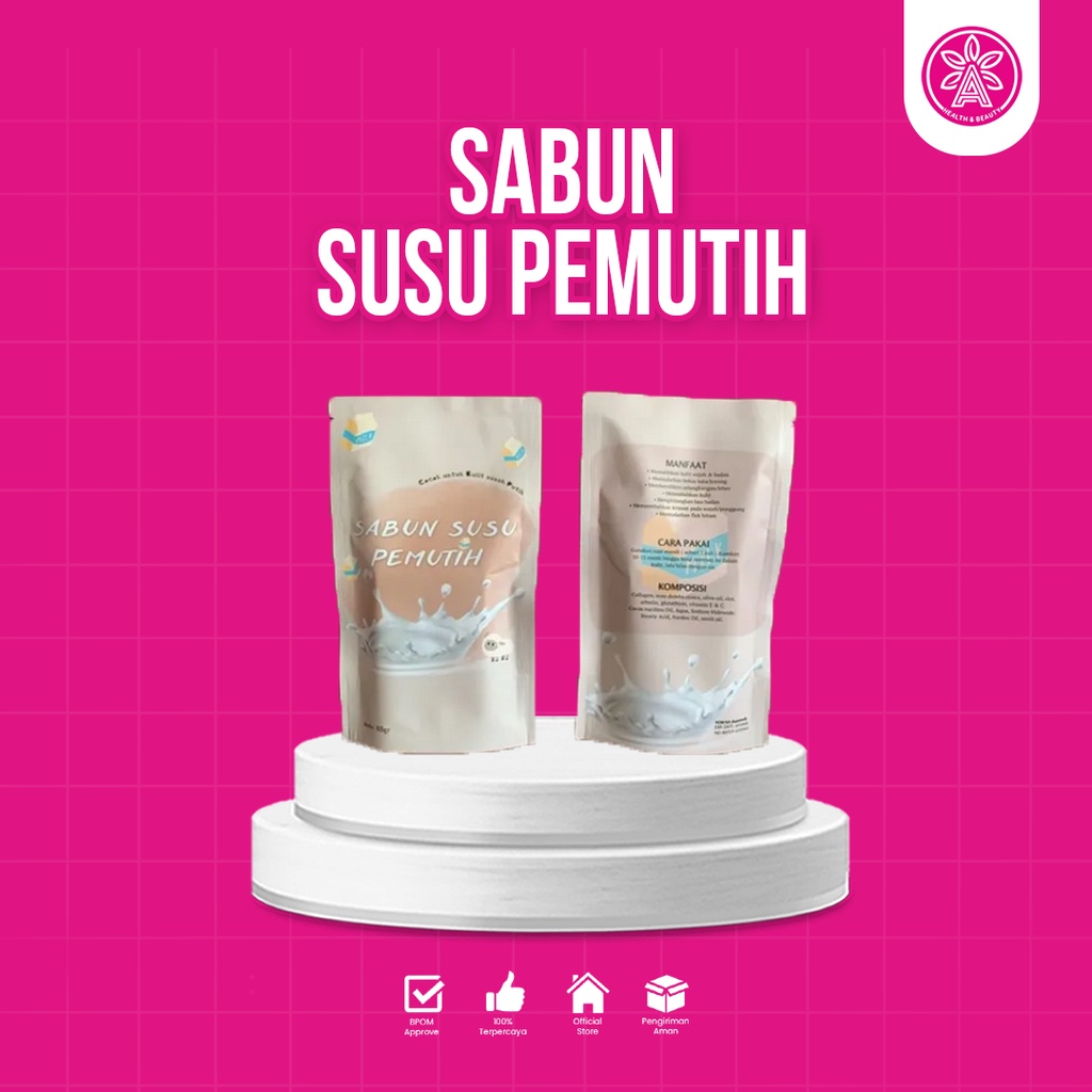 SABUN SUSU PEMUTIH BPOM - SABUN PEMUTIH BADAN DAN WAJAH