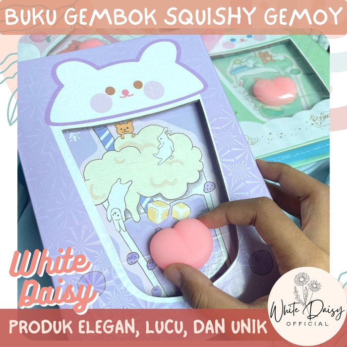 

Terlaris Buku Gembok Squishy Boba Premium Diary Anak Gemoy Pastel Unik Book