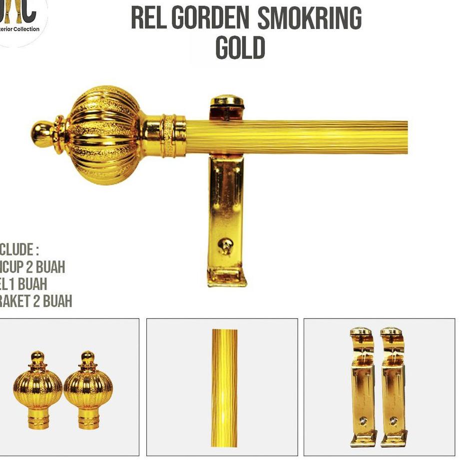 ❈ Rel Gorden Bulet / Tiang Gorden / Rel Gordyn /Batang Gorden berkualitas/ Rollet / Railing gorden /