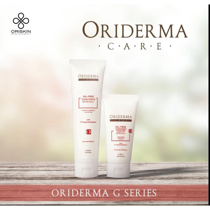 [PAKET ORIDERMA SERIE G] 1. Oil Free Sunscreen Moisture 50 ml/2. Oil-free sunscreen with pomegranate
