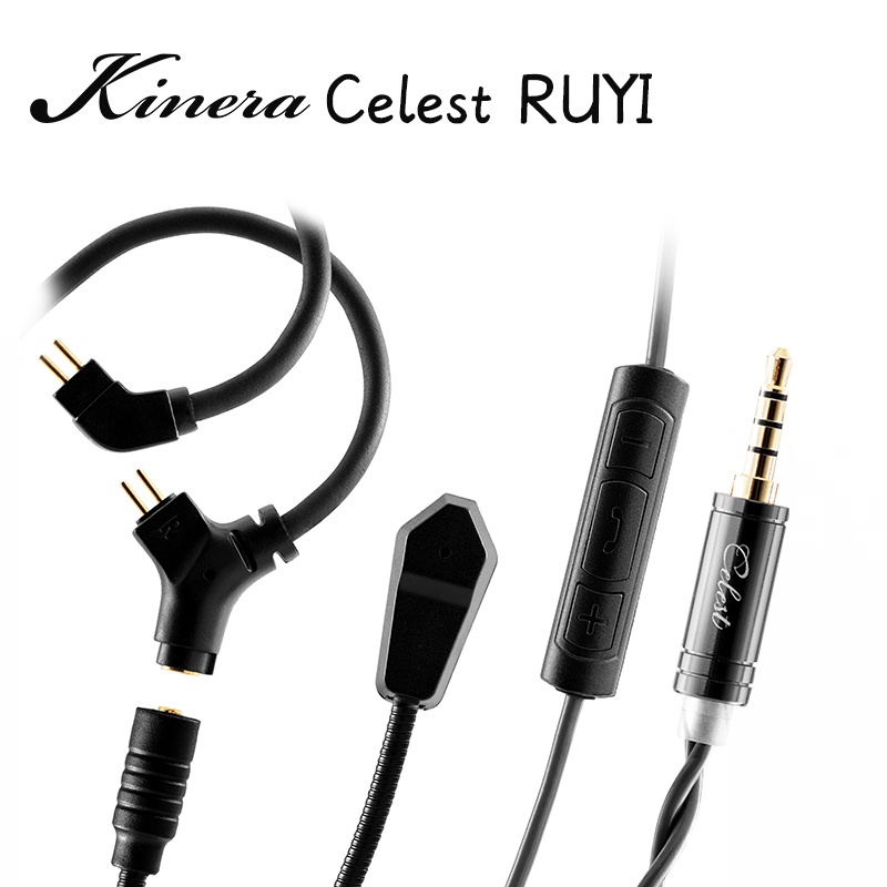 Kinera Celest RUYI Kabel Earphone 0.78 2Pin Mikrofon Profesional Kabel Boom Mic Audio Gaming Esports Headset Livestreaming