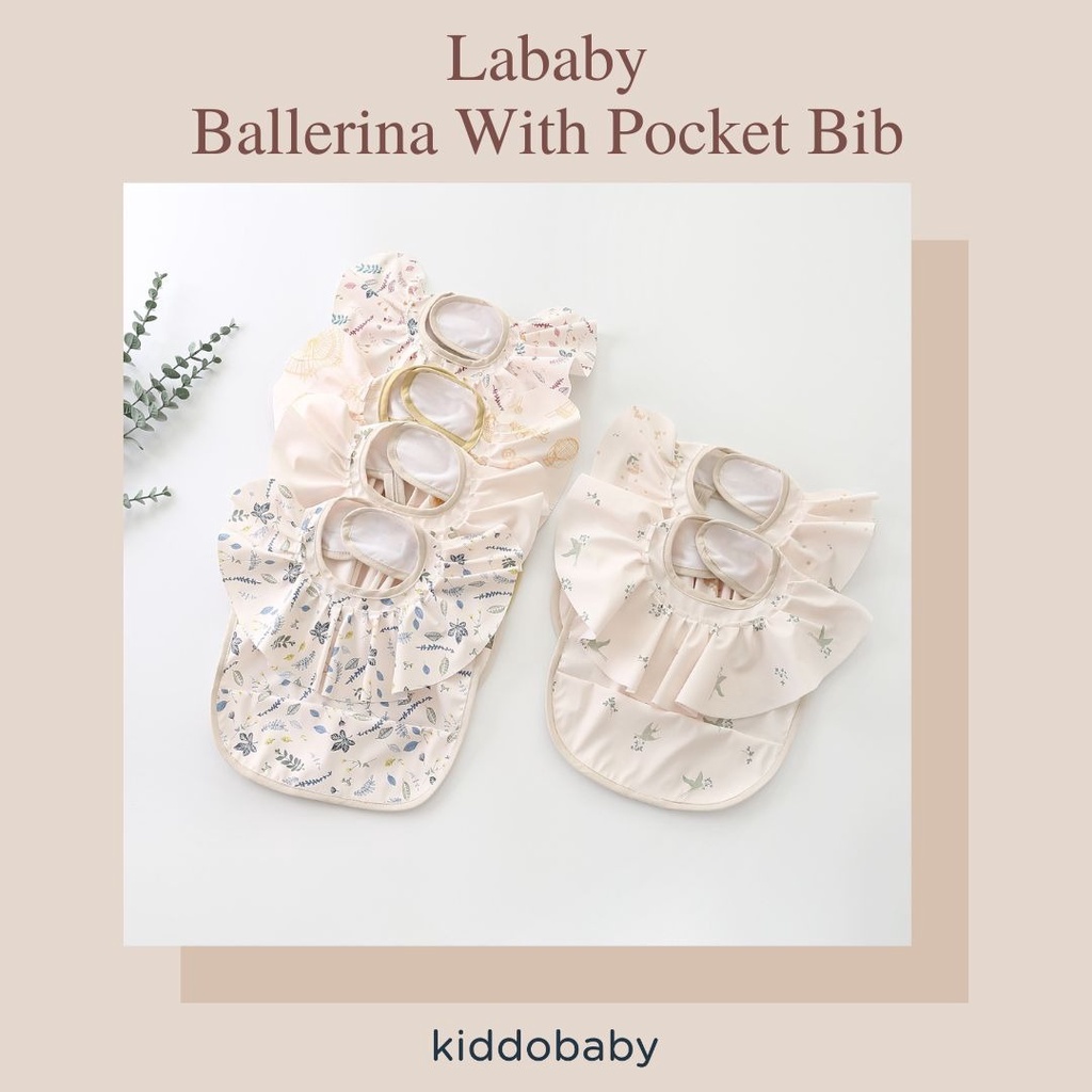 Lababy Ballerina With Pocket Bib | Celemek Anak