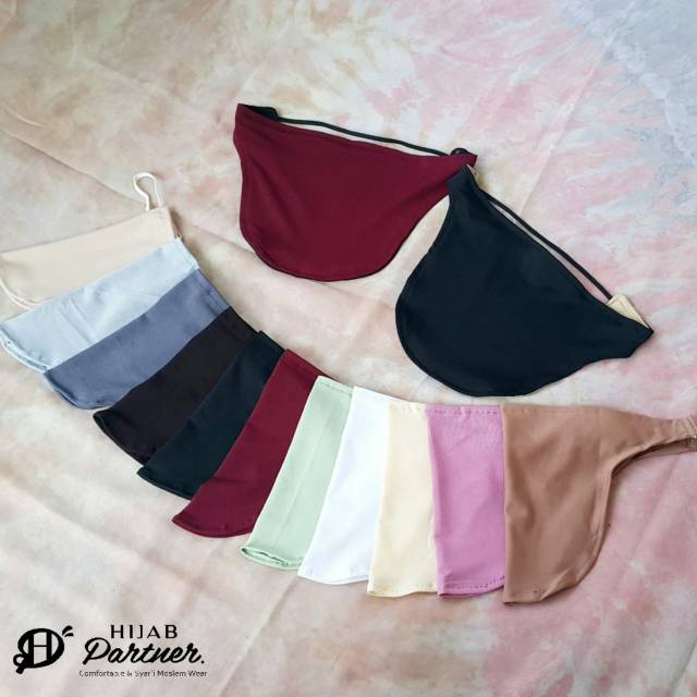 Inner dalaman hijab /Ciput Penutup Dagu/inner hijab / penutup dagu / ciput dagu bhn babydoll (N07)