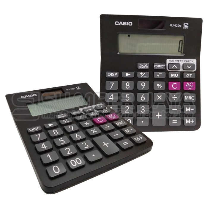 

Kalkulator Casio Dekstop Calculator MJ-12DA,12VCB,100D Plus,120D Plus
