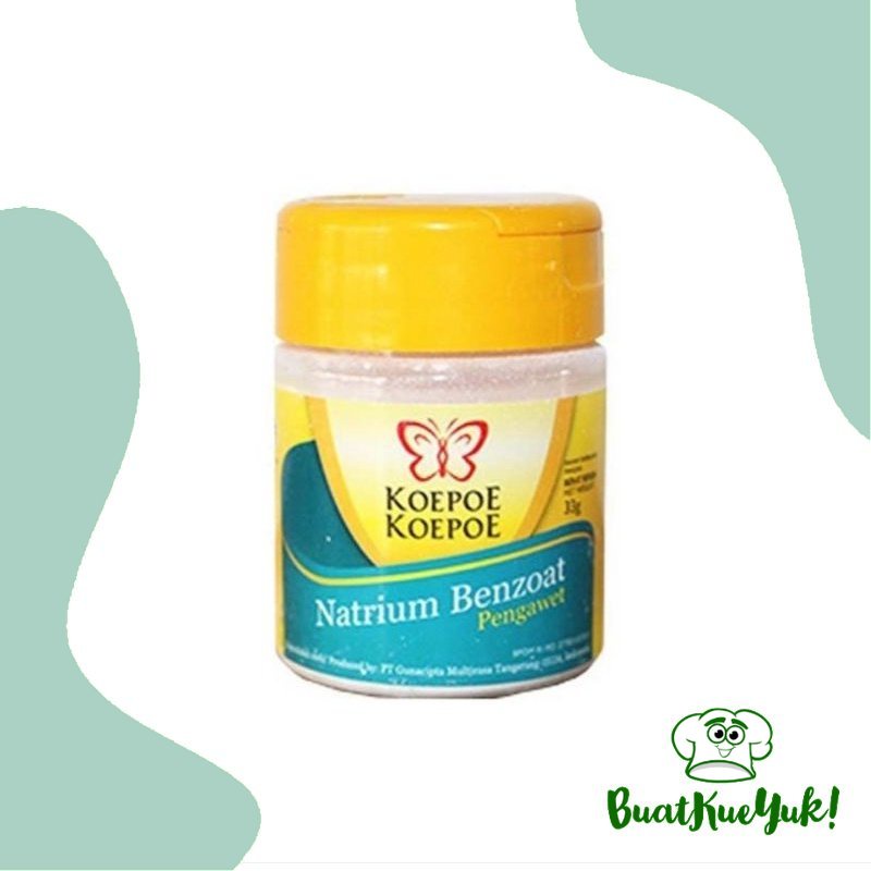 

Koepoe Koepoe Natrium Benzoat - Pengawet Kemasan 33 Gram