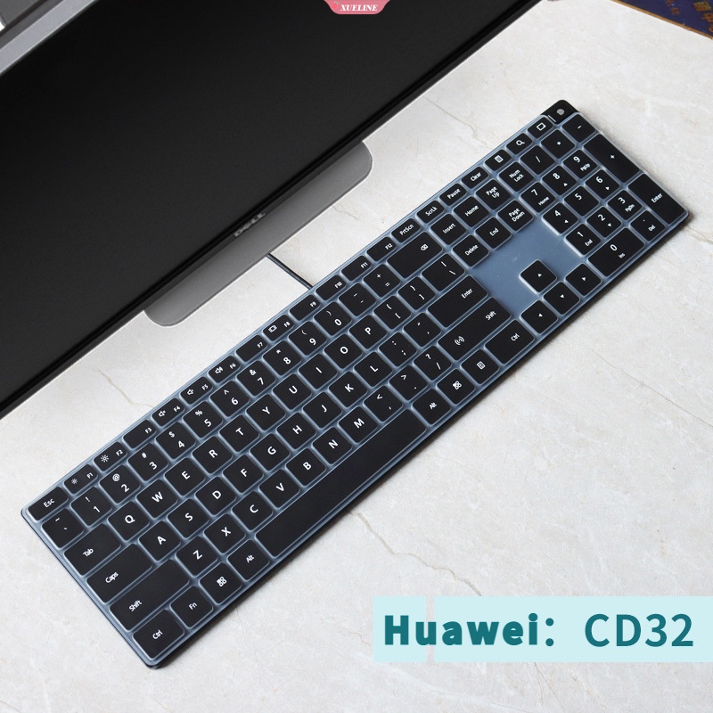 Skin Cover Keyboard Desktop Anti Debu Silikon Untuk Keyboard Kombo Huawei CD32 Slim Tahan Air [ZXL]