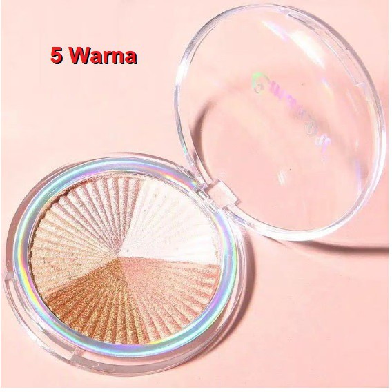 (NCS) CM44DU SHIMMER HIGHLIGHTER Make Up Powder Glitter Bronzer Contour Palet oil control brighten