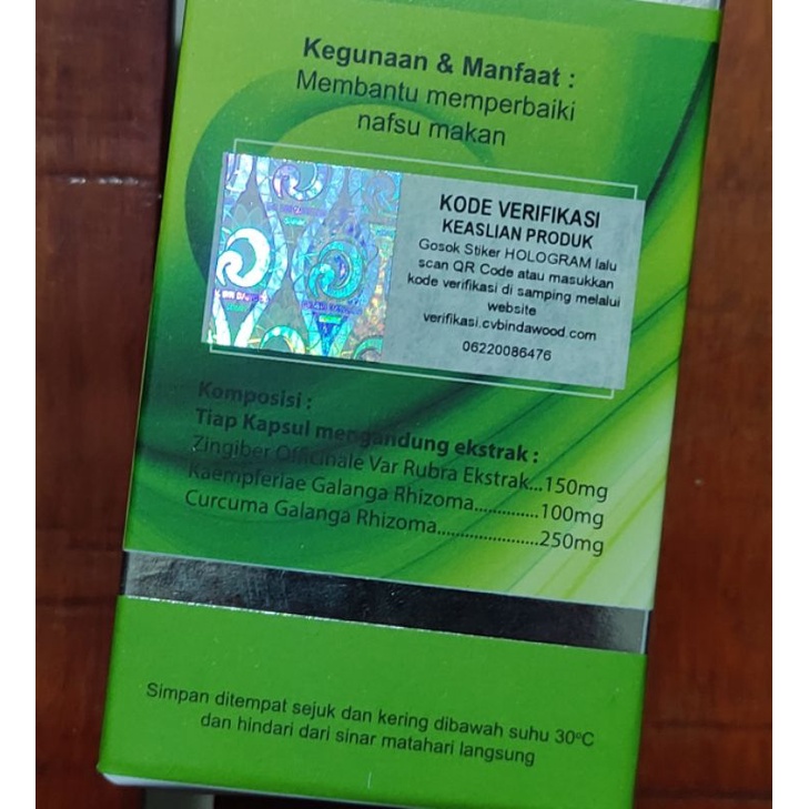 Kapsul Gemuk Badan / Penambah Nafsu Makan / Obat Gemuk Dewasa