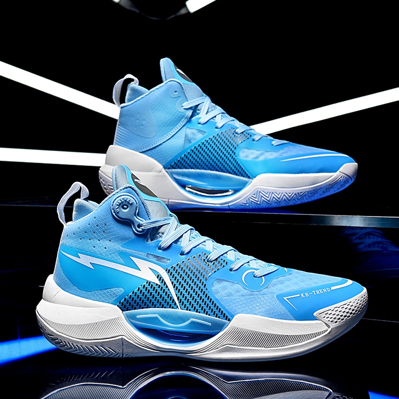 Sepatu Basket A25 dan 2521 WHITE BLUE Sports Shoes Pria / Wanita 100% Original Produk