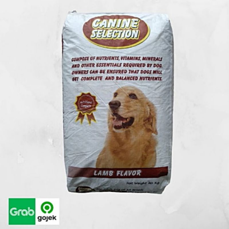 Gojek Dog Food Promo Canine Selection Lamb 20 kg Makanan Anjing