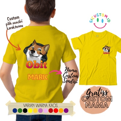 TERLARIS KAOS ANAK BAJU ANAK OBIT BAHAN PREMIUM
