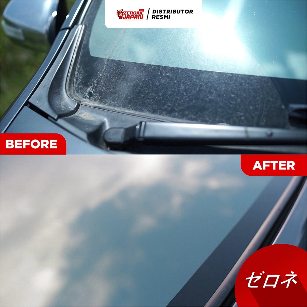 Zerone Japan Paket Pembersih Mobil Lengkap Microfiber Glass Cleaner Interior Perawatan Kendaraan Ori