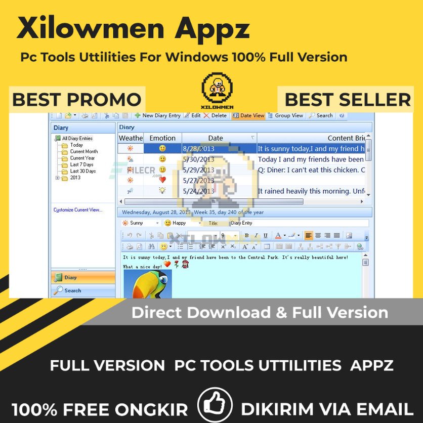 [Full Version] Efficient Diary Pro PC Tools Software Utilities Lifetime Win OS