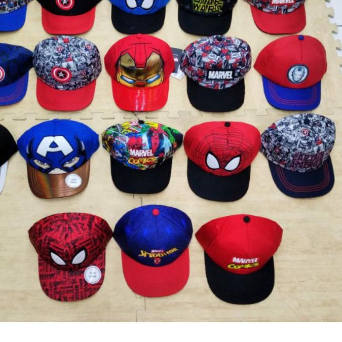 ➱ TOPI ANAK MARVEL ORI FULL TAG ♪