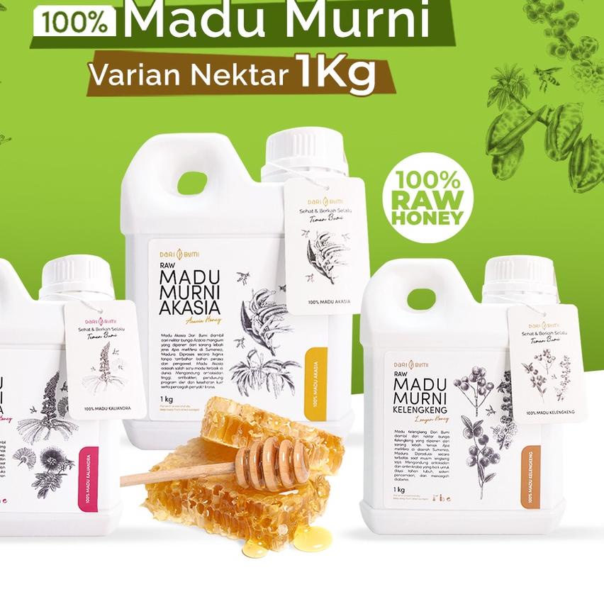 

♙ Murni 1kg Asli Dari Bumi Varian Nektar 100% Raw Honey ➾