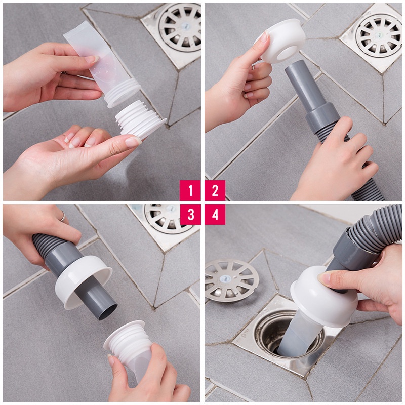 ღ Silikon Drain Inti Pipa Saluran Pembuangan Anti Bau Seal Plug Saluran Pembuangan Serangga Kontrol Saringan Bau Proof Filter Floor Drain Stopper aksesoris Kamar Mandi
