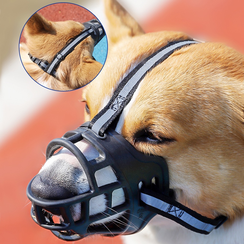 NEW - AIMAYAPET PENUTUP MULUT ANJING DOG MUZZLE / ANTI GIGIT BRONGSONG MULUT PET MUZZLE / DOG MUZZLE