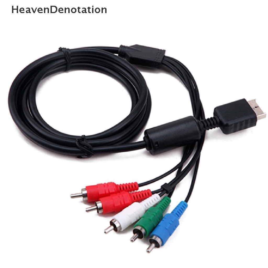 SONY PLAYSTATION PLAYSTATION [HeavenDenotation] Kabel AV Multi Komponen 1.8m Untuk Sony Playstation2 Untuk Playstation3 Untuk PS3 PS2 Aksesoris Game HDV