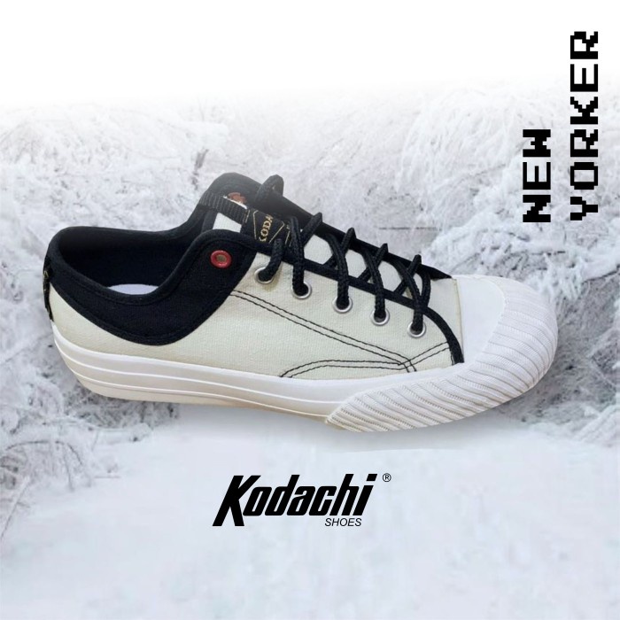 Bisa COD Sepatu Kodachi Pro New Yorker LOW CUT LC Cream Black Waterproof Hitam Original Asli