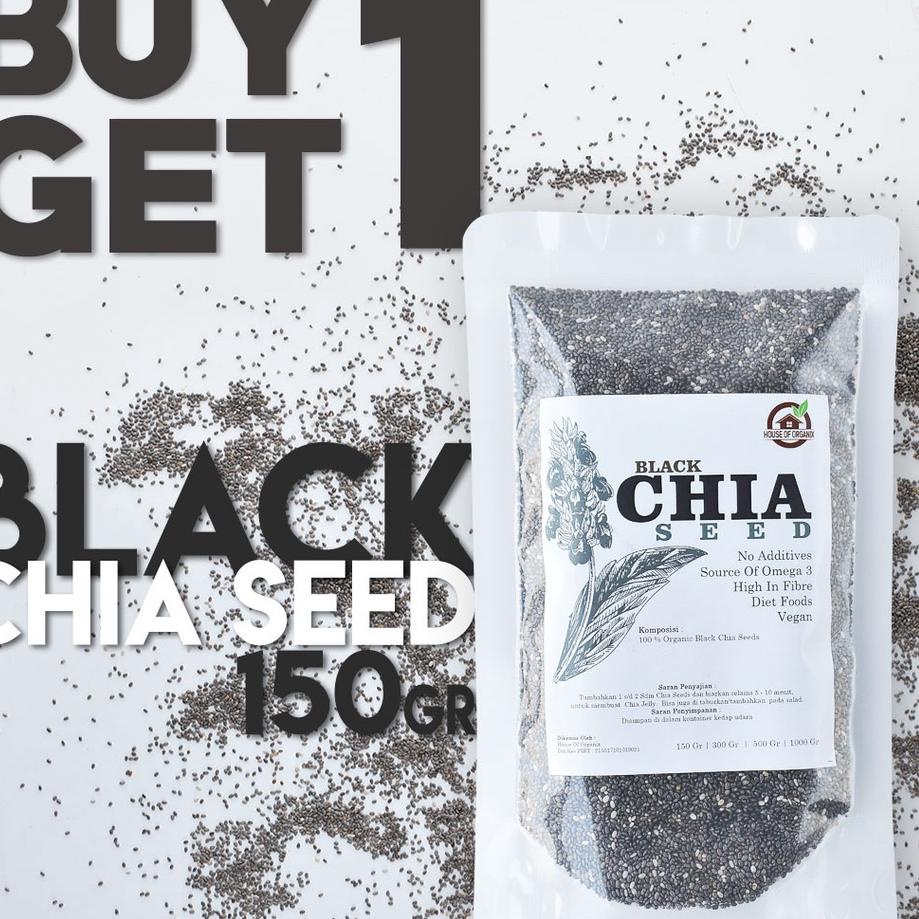 

✶ Buy 1 Get 1 Free Organic Black Chia Seed (150 gr) ✪