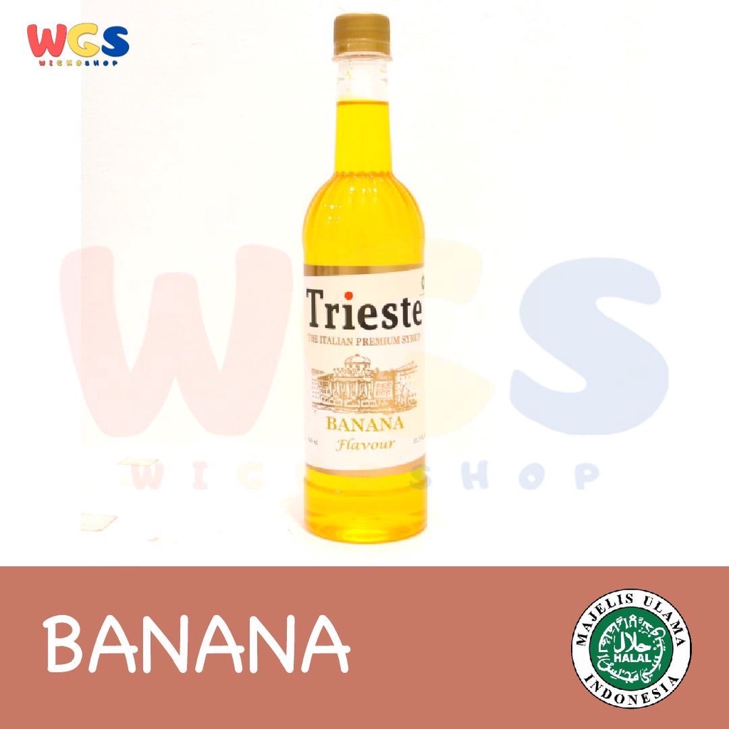 

Trieste Syrup Banana Premium Flavor 650 ml - HALAL MUI