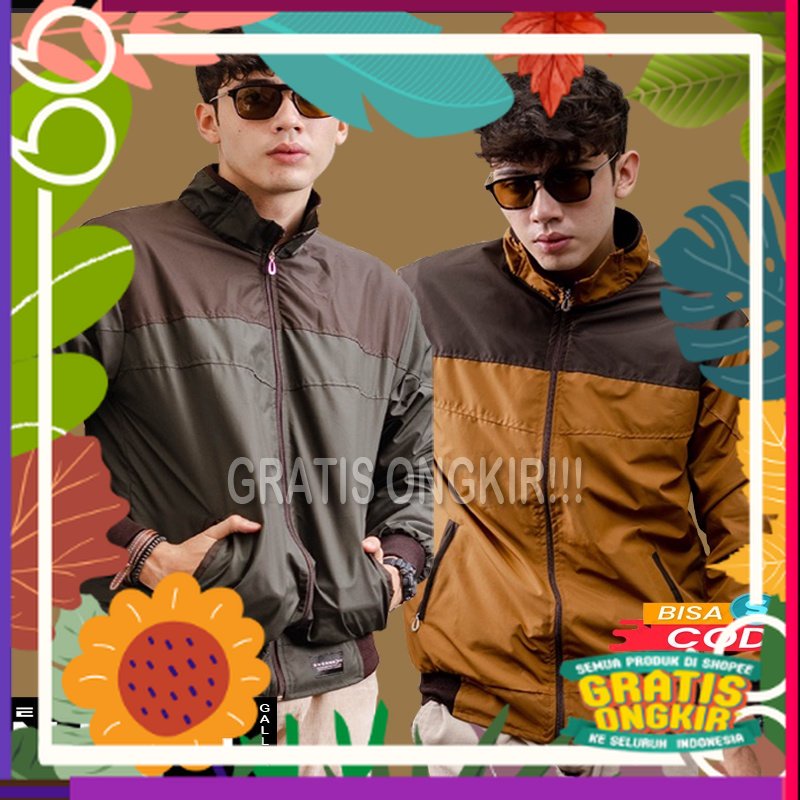 Best seller Jaket Bomber pria waterproof Comby original cowok terlaris jaket harrington combie anti 