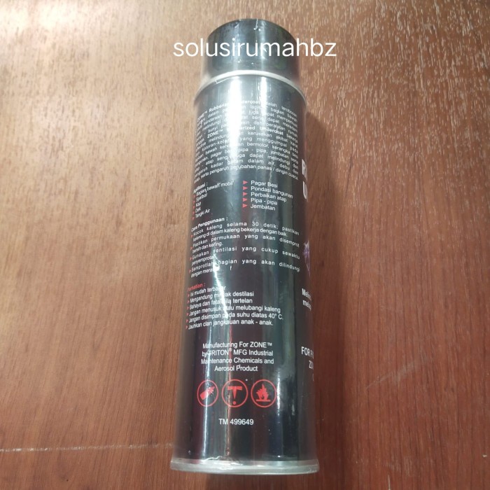 SPRAYER WATERPROOF 500 CC ZONE RUBBERIZED UNDERCOAT ANTI BOCOR KARAT