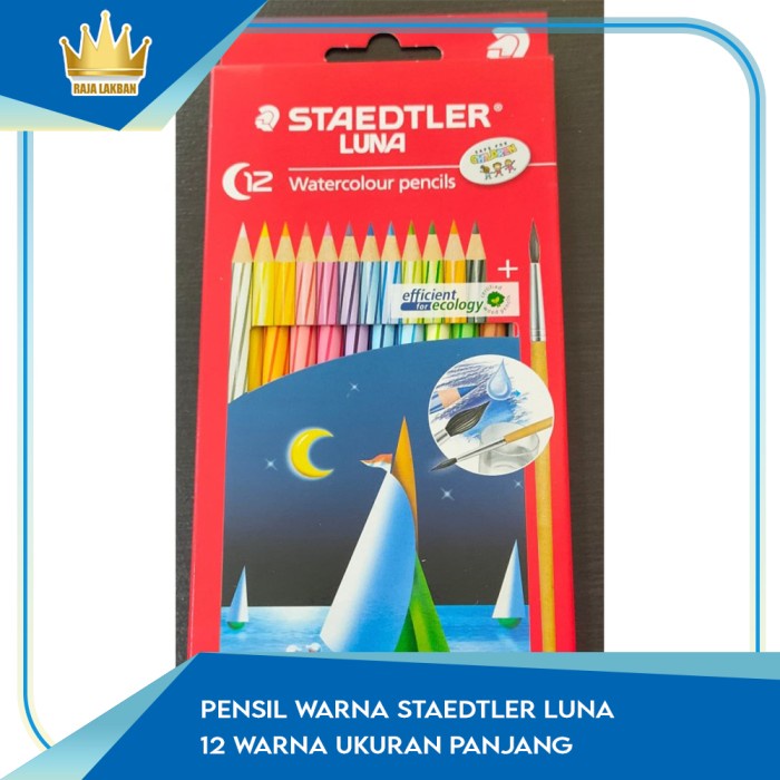 

Terlaris Pensil Warna Staedtler Luna 12 Warna Ukuran Panjang