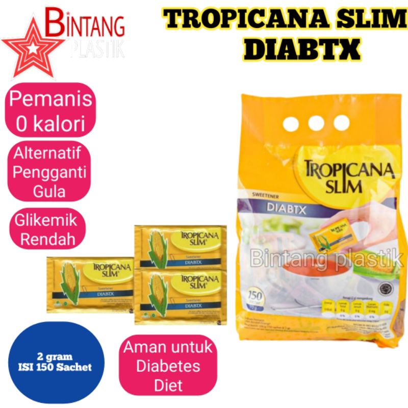 

TROPICANA SLIM DIABTX 150pc | pemanis gula diet diabet diabetes hotel