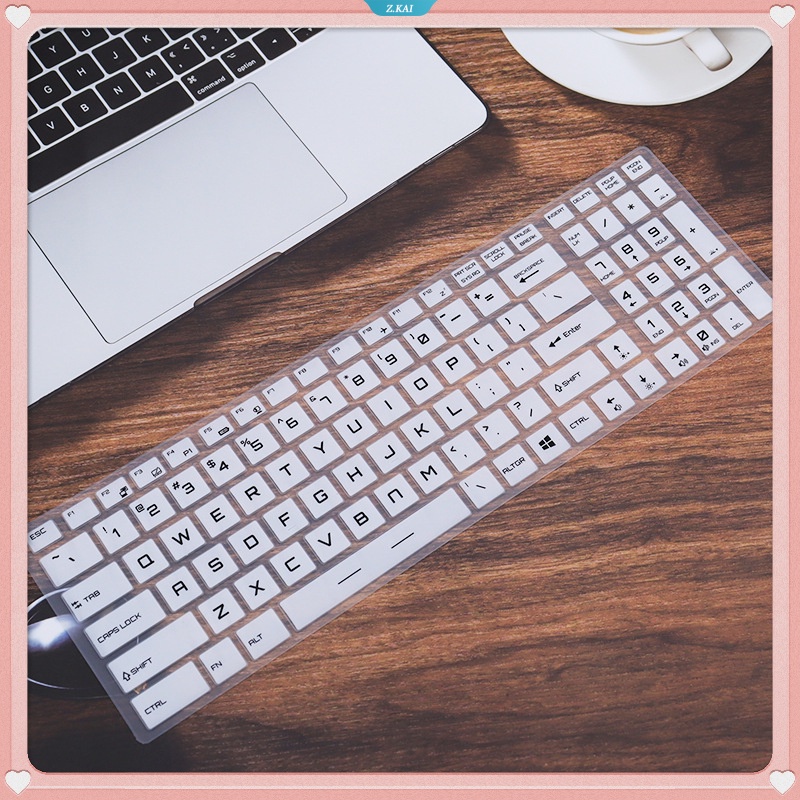 Sarung Keyboard 17 /15Inch MSI GF75 GL72M GL75 PE62 GS76 GE76 GP76 WS63 WS76 Silikon Tahan Air Melindungi Kulit Penutup Debu Notebook [ZK]