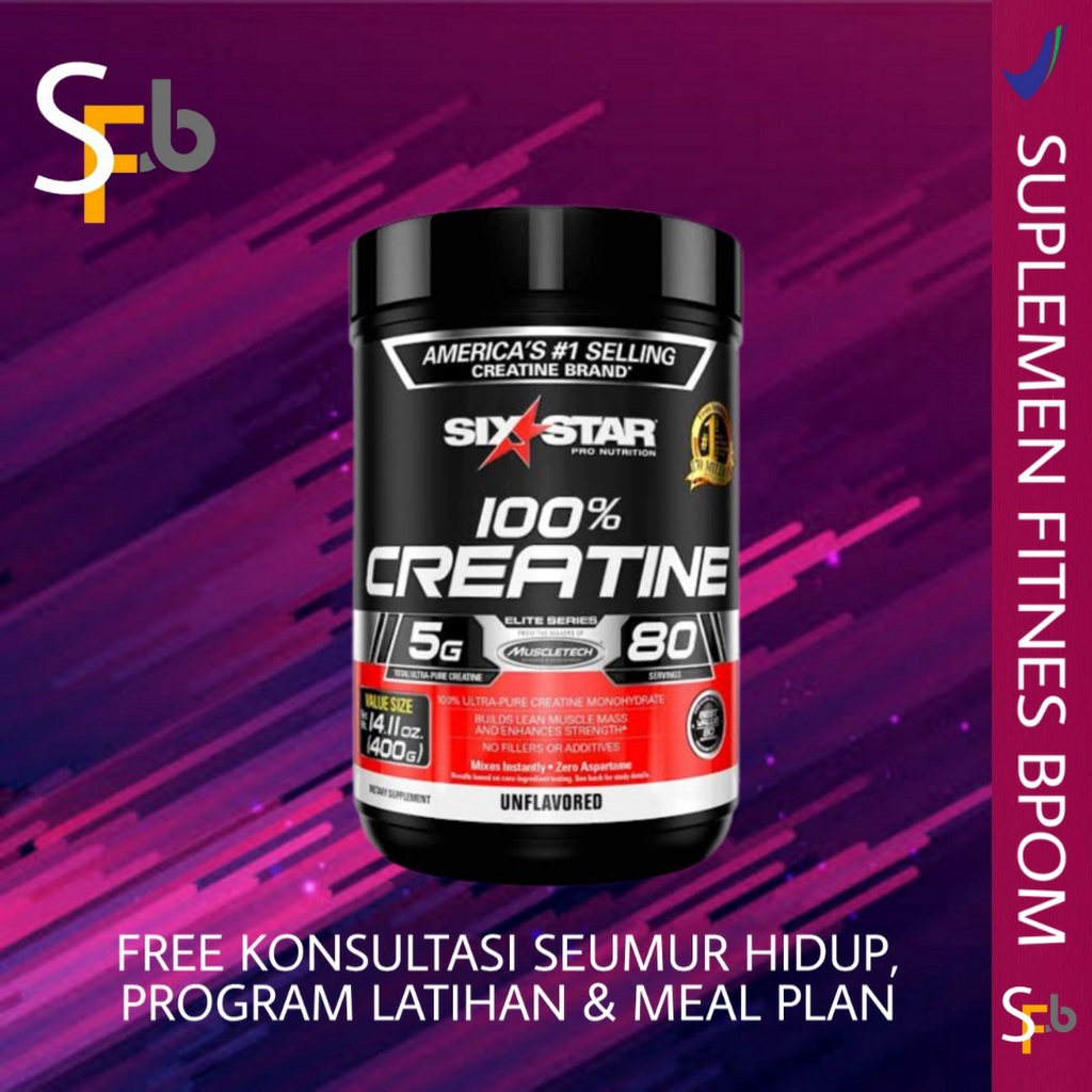 Sixstar creatine 400 gram 80 serving