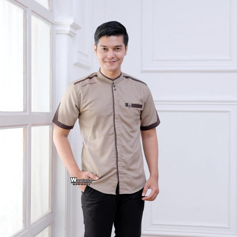 HARGA TERMURAAH Baju Koko El Rumi Baju Koko Muslim Pria Lengan Panjang/Pendek BABUL Musthofa Pakaian
