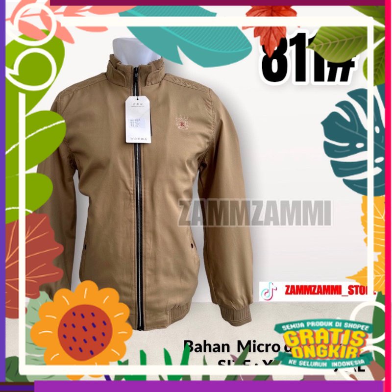 JAKET BOMBER KATUN IMPORT PRIA ORIGINAL DALAM MOTIF/JAKET BOMBER PRIA ORIGINAL PREMIUM IMPORT / brow