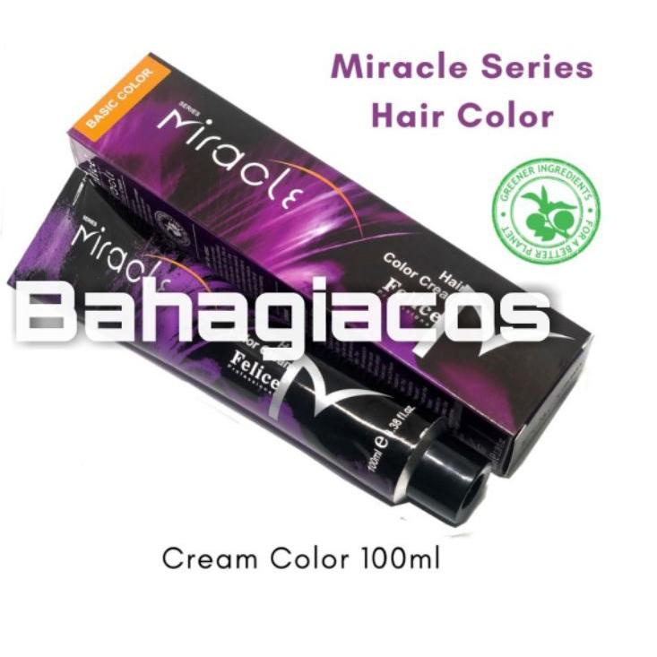 ✥ FELICE Miracle Hair Color 100ml / Felice Hair Color cat rambut ♗
