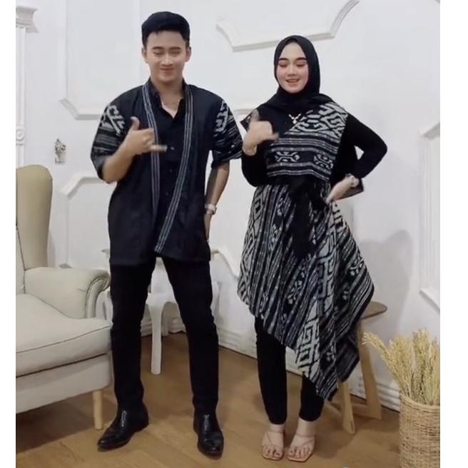 LANGSUNG ATC COUPLE TENUN SIERA TORAJA DRESS TENUN BATIK KAMPUS || COUPLE TENUN || SET COUPLE TENUN 