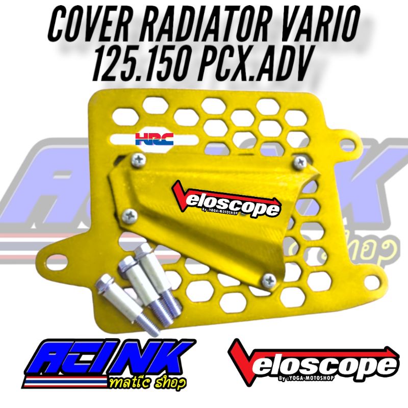 COVER RADIATOR HRC VARIO 125 150 PCX ADV CNC / TUTUP COVER RADIATOR HRC CNC VARIO 125 150 PCX ADV